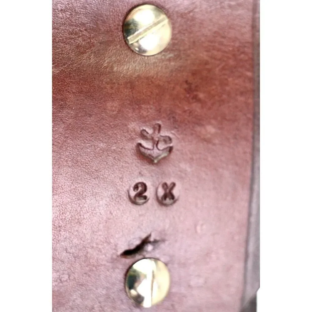 SADDLE BROWN GENUINE LEATHER 2